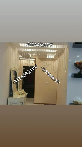 پرده کریستالی مناسب راهرو مدل ابشار