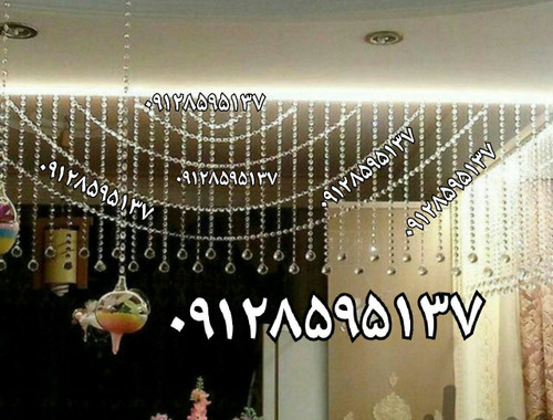 پرده کریستال مدل ابشار