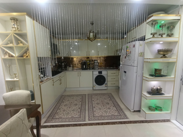 پرده کریستالی مدل پله پله